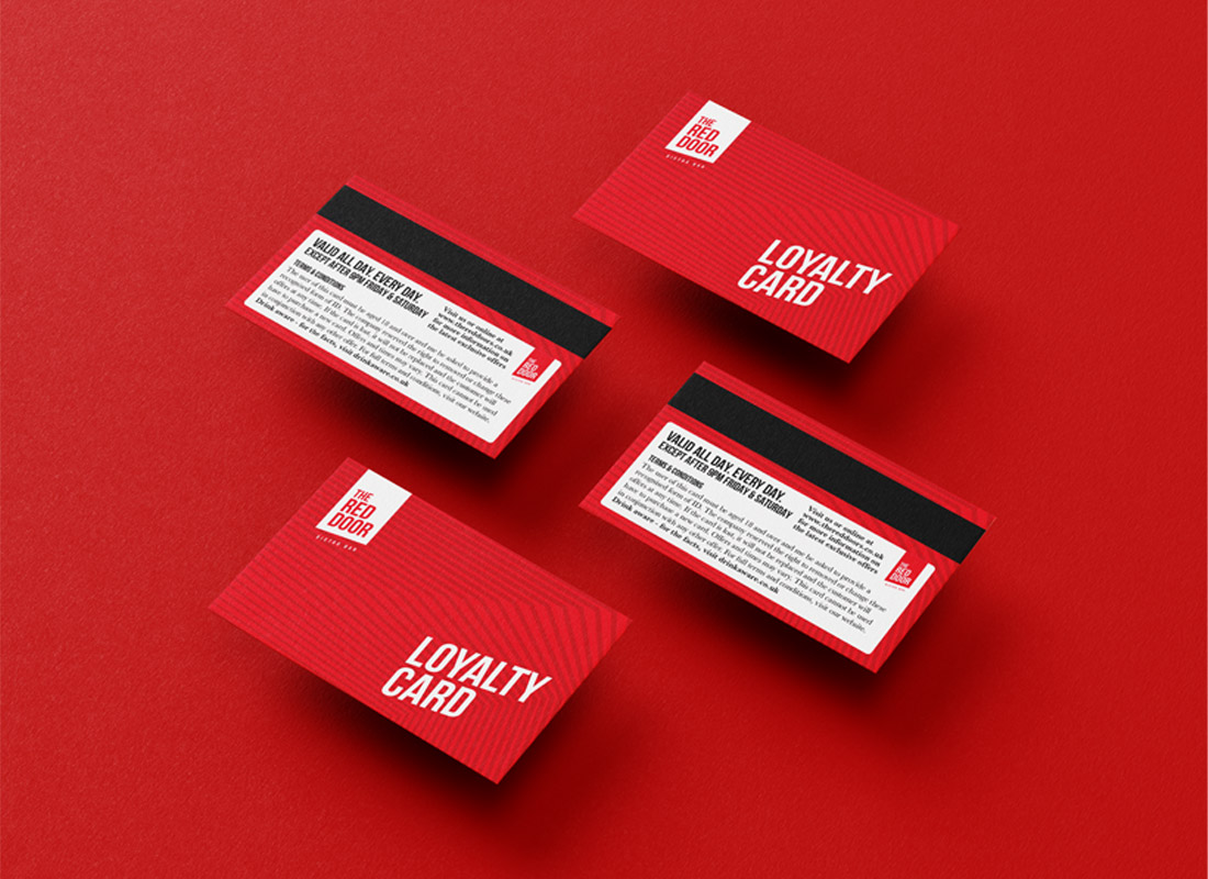 The Red Door Loyalty Card Design